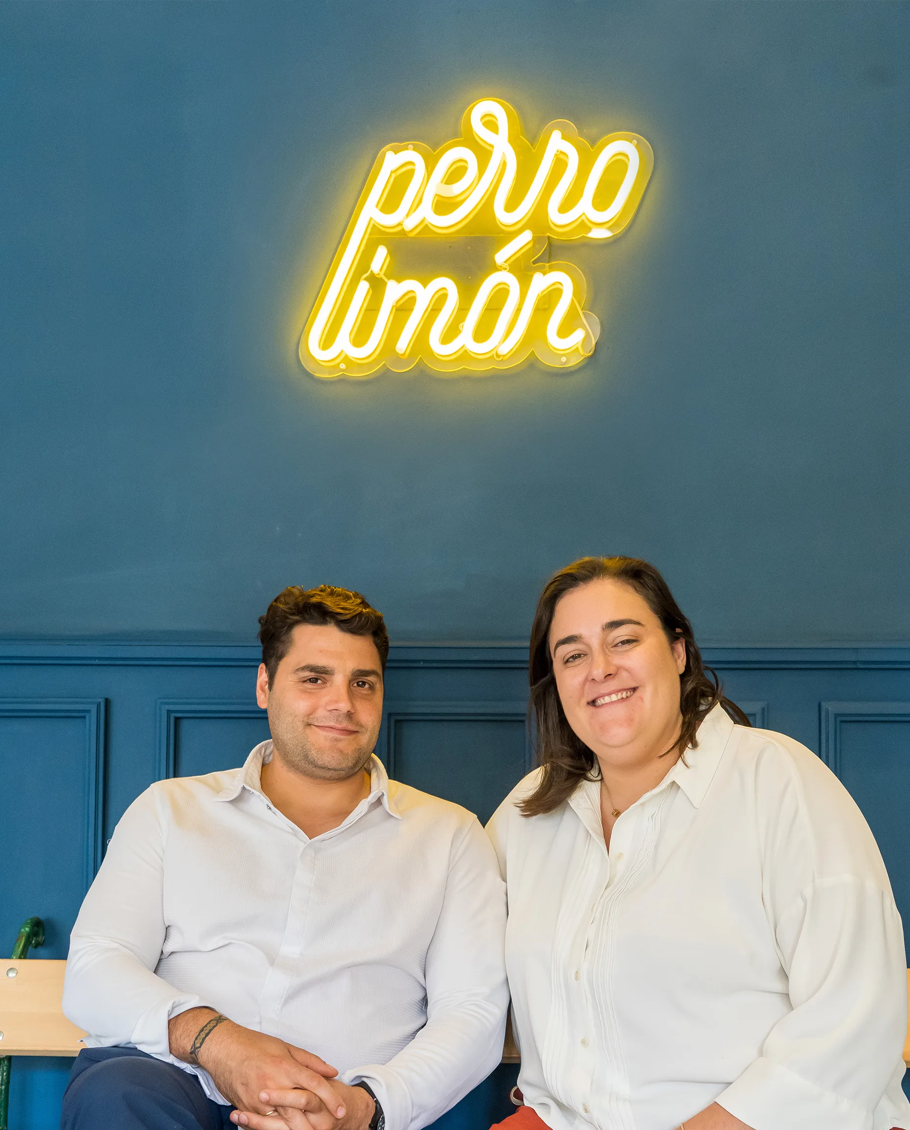 María Crespo y Miguel Ángel Albaladejo, fundadores de perrolimón