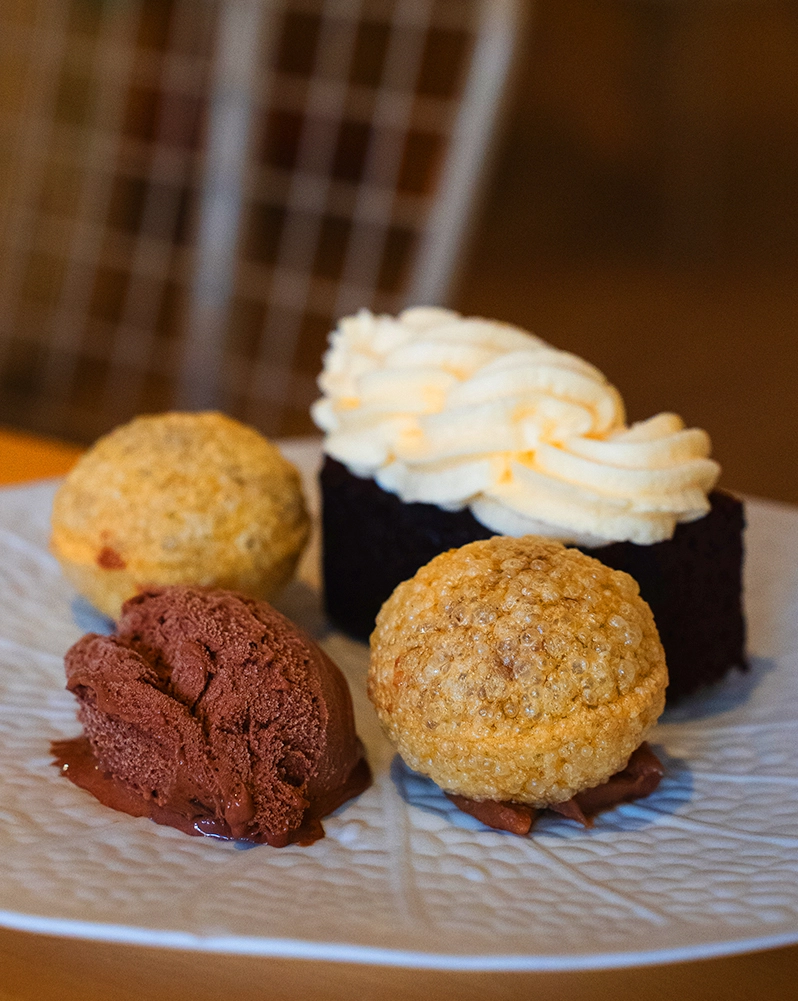 Postre de haba tonka