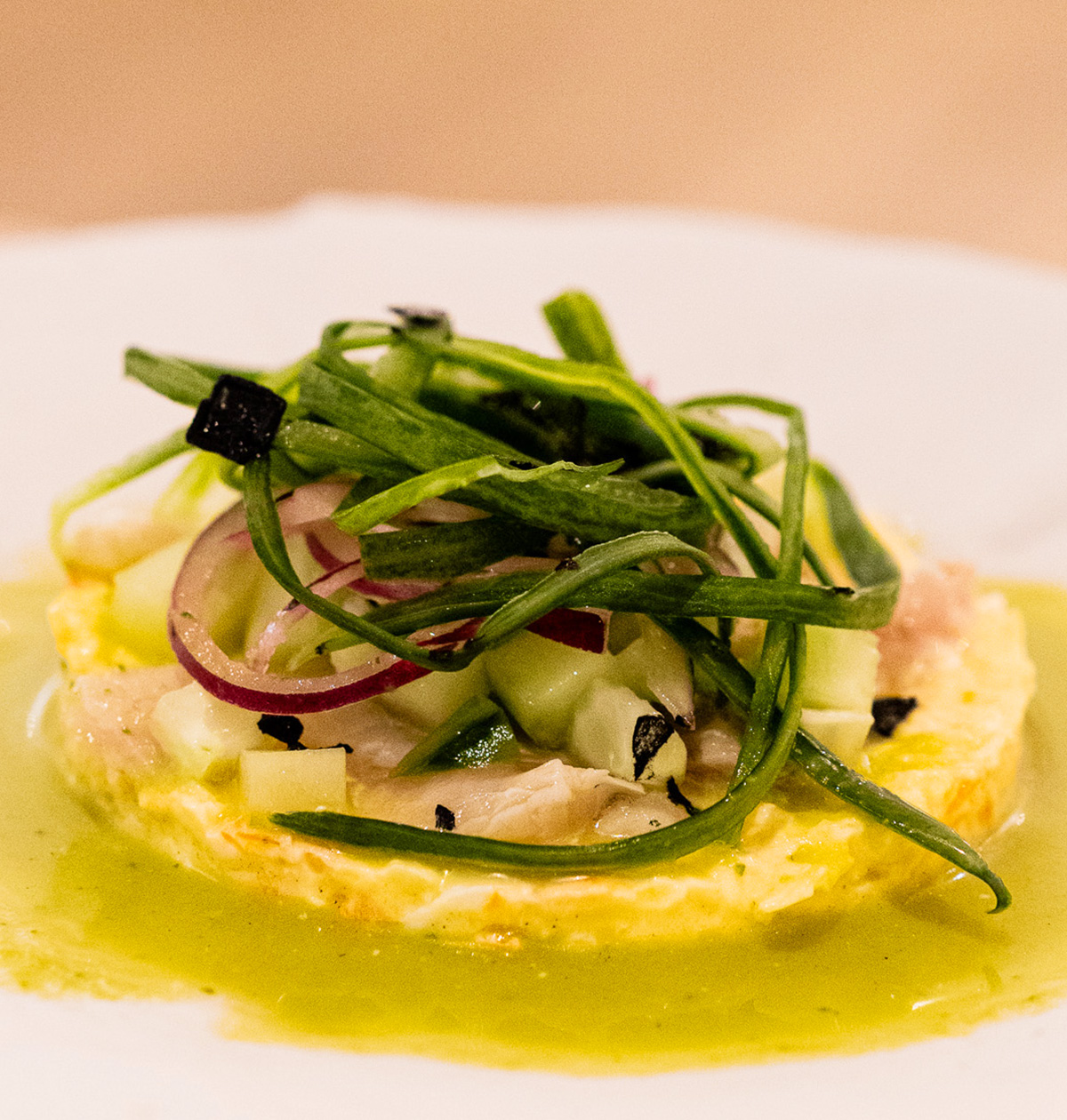 Ensaladilla de aguachile peruano de Perro Limón